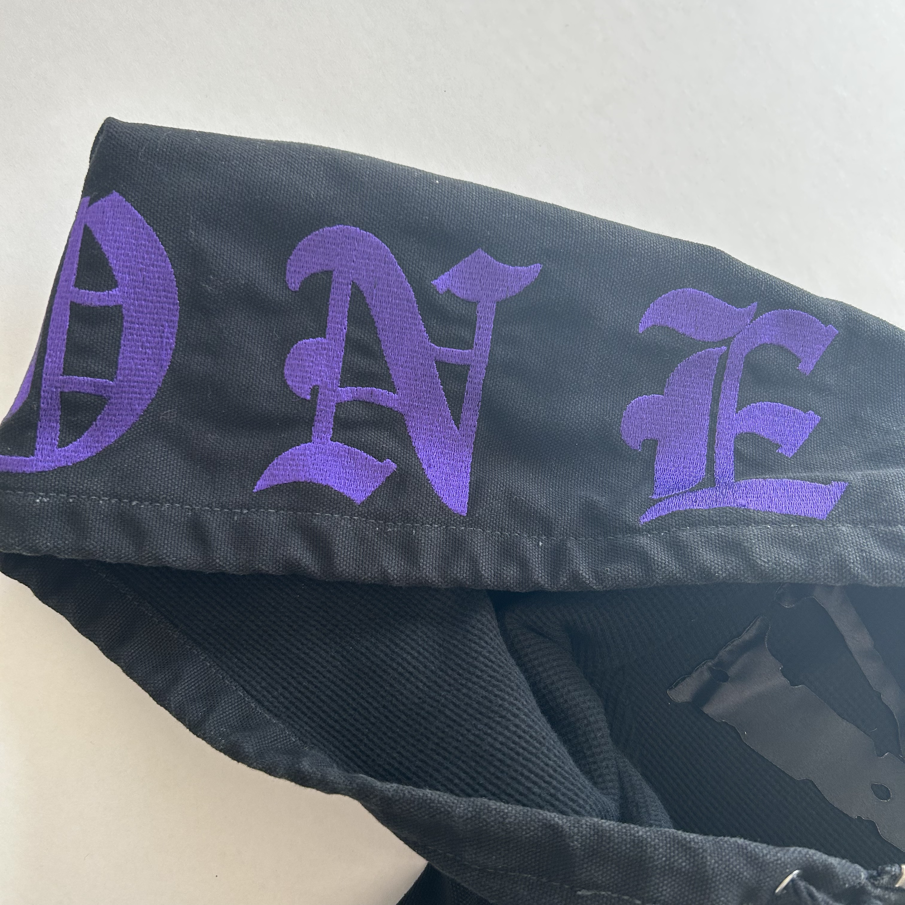 VLONE Canvas Jacket L Black/Purple SS18 Runway