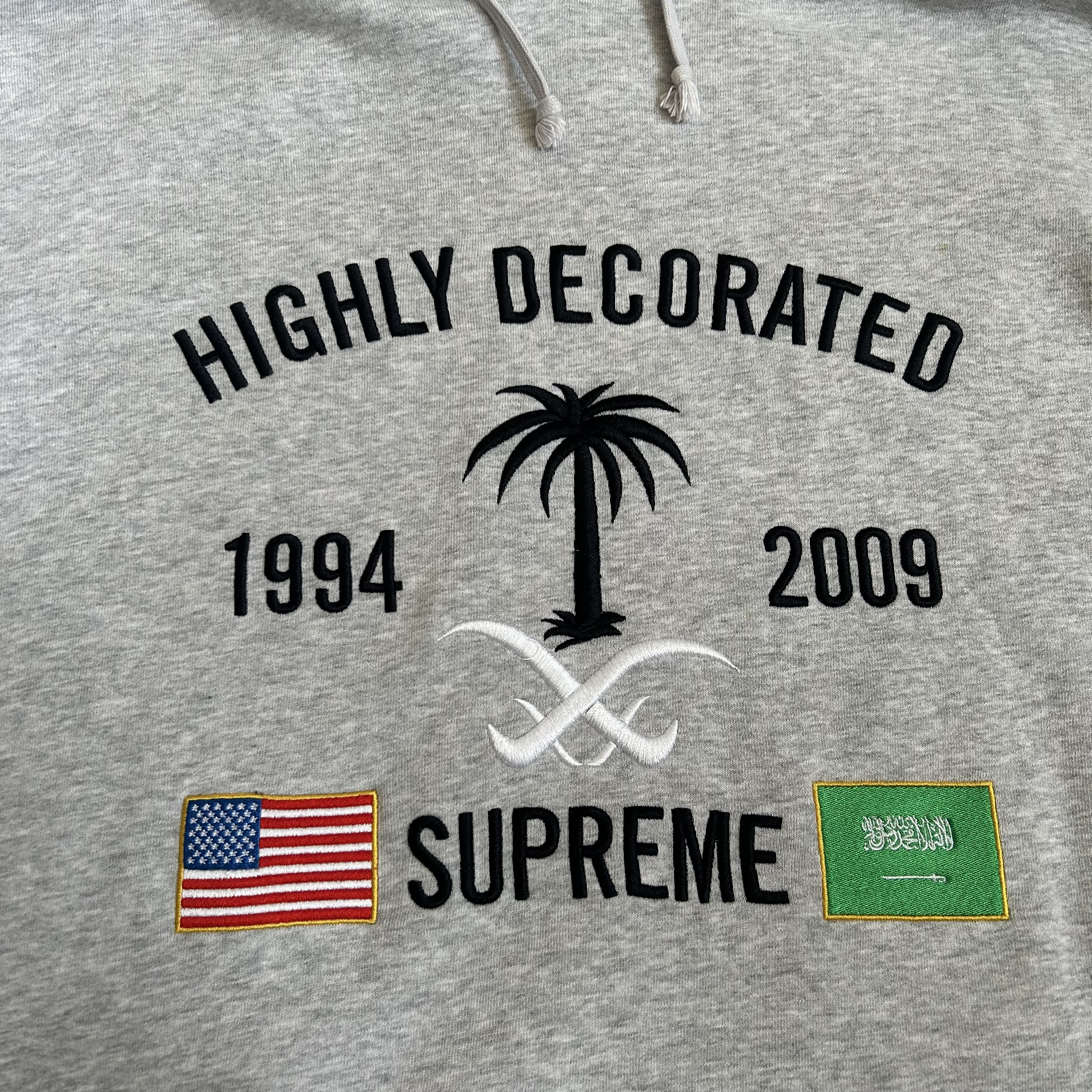 Supreme Highly Decorated Hoodie XL SS09