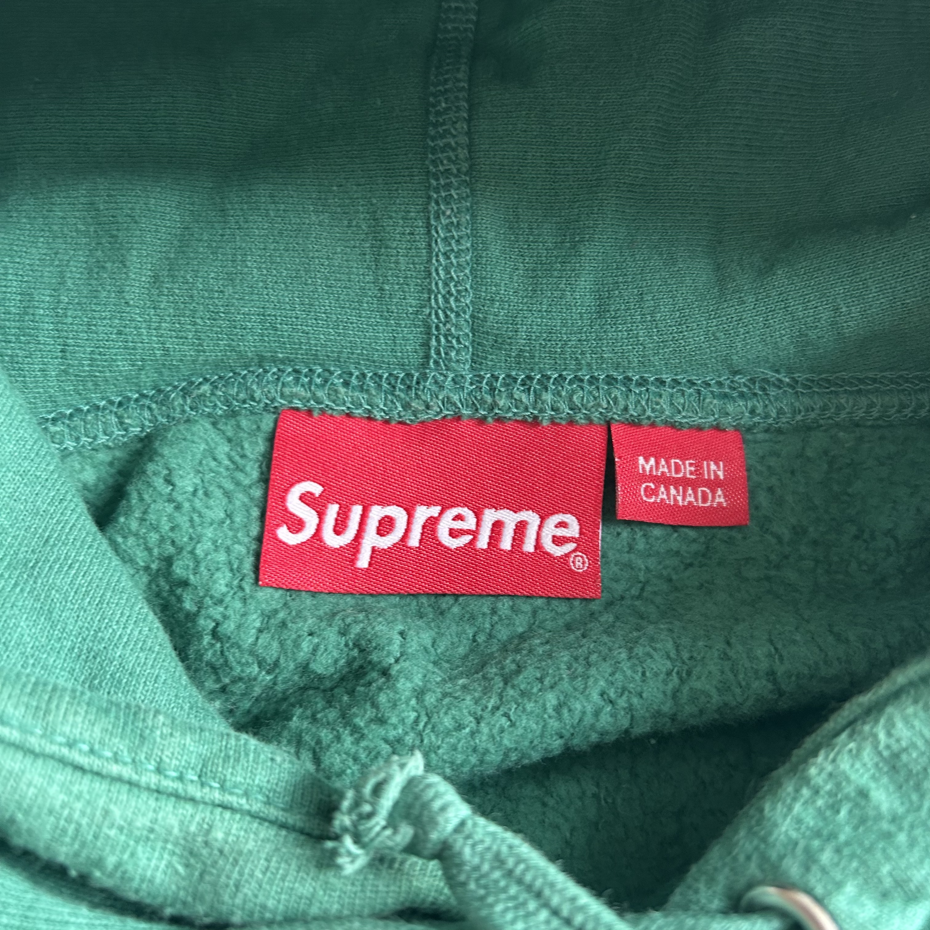 Supreme KAWS Chalk Logo Hooded Sweatshirt M Green SS21