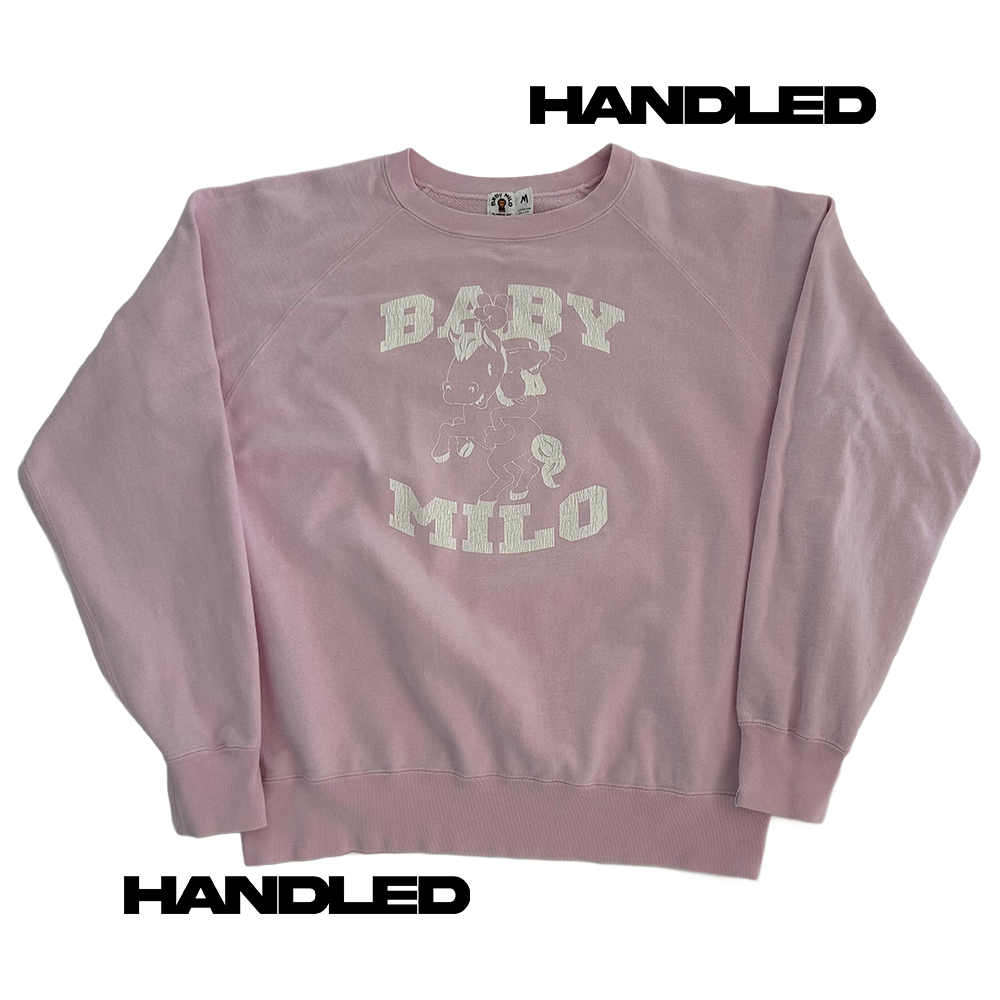 BAPE Baby Milo Crewneck M Pink
