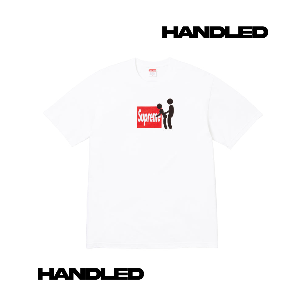 Supreme Stick Tee L White FW25