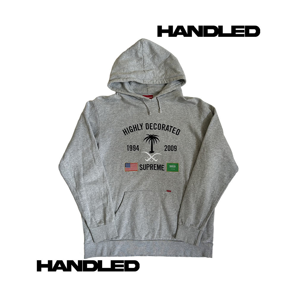 Supreme Highly Decorated Hoodie XL SS09