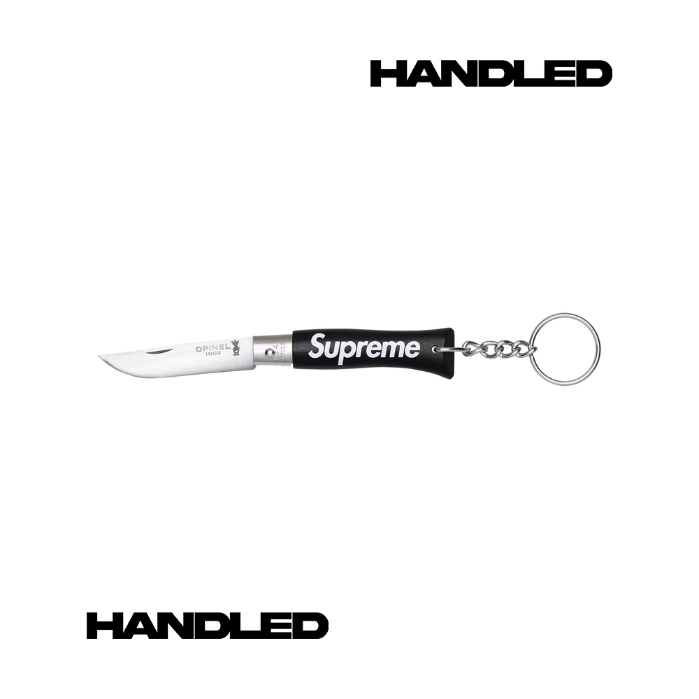 Supreme®/Opinel® No. 4 Knife Keychain Black