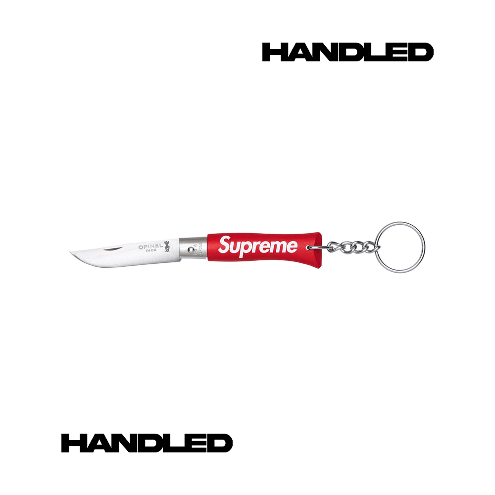 Supreme®/Opinel® No. 4 Knife Keychain Red
