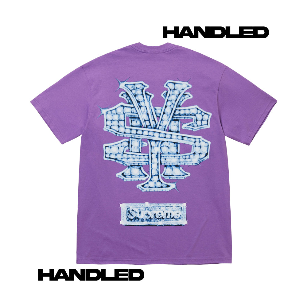 Supreme Snowman Tee L Purple FW25