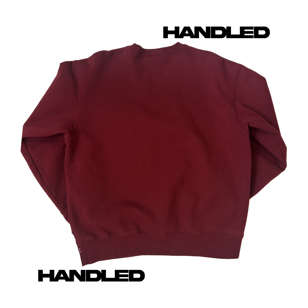Supreme Box Logo Crewneck L Cardinal FW22