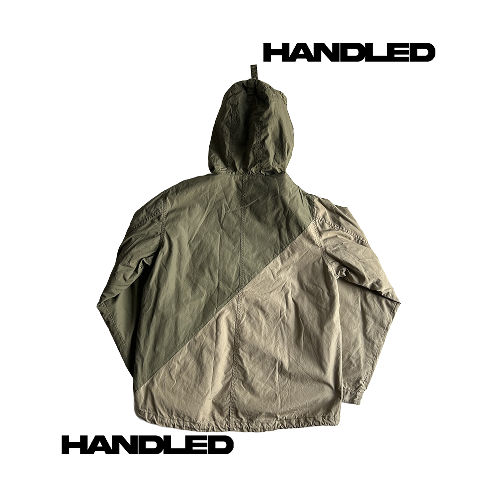Supreme 2-Tone Pullover Parka L Olive FW11