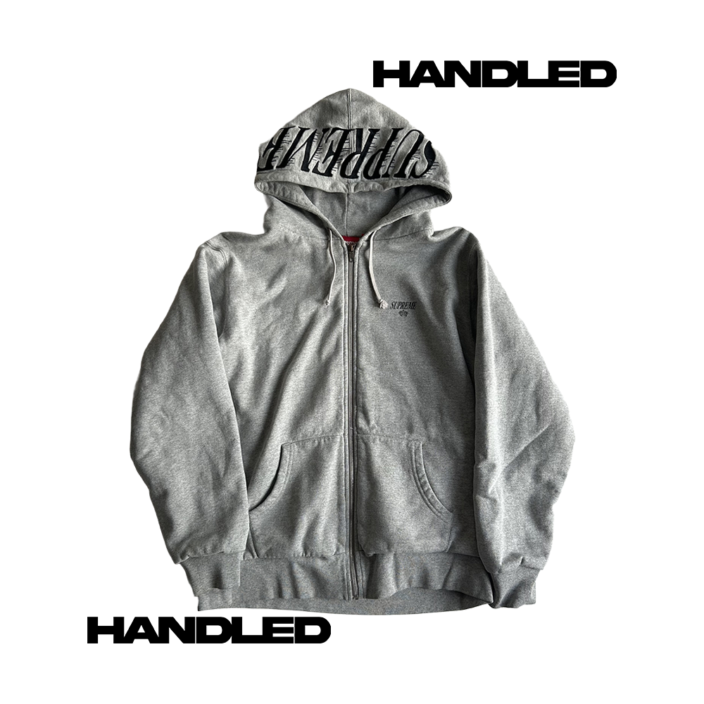 Supreme Thermal Lined Zip Up Hoodie L