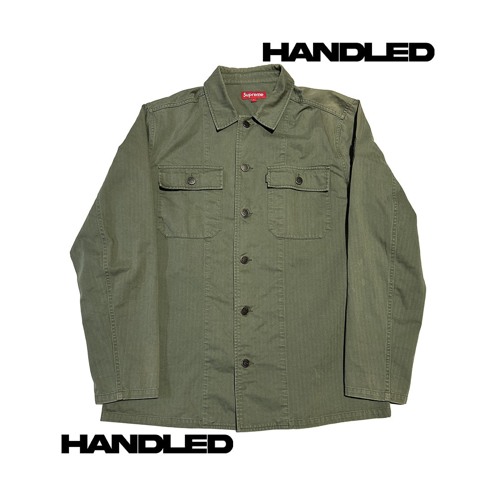 Supreme USMC Shirt L Olive Green SS11