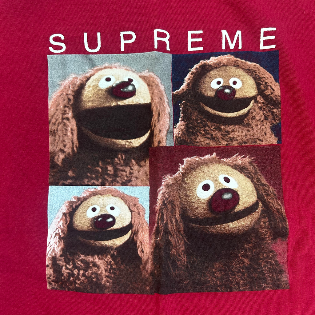 Supreme Rowlf Tee L Cardinal SS24