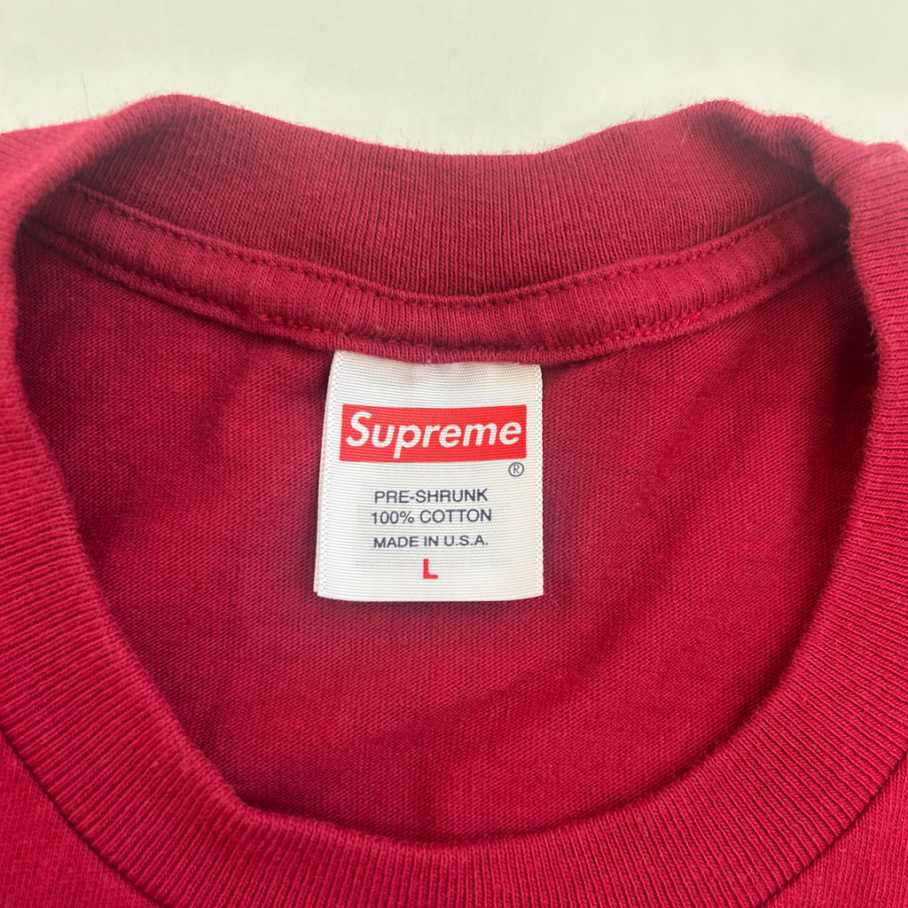 Supreme Rowlf Tee L Cardinal SS24