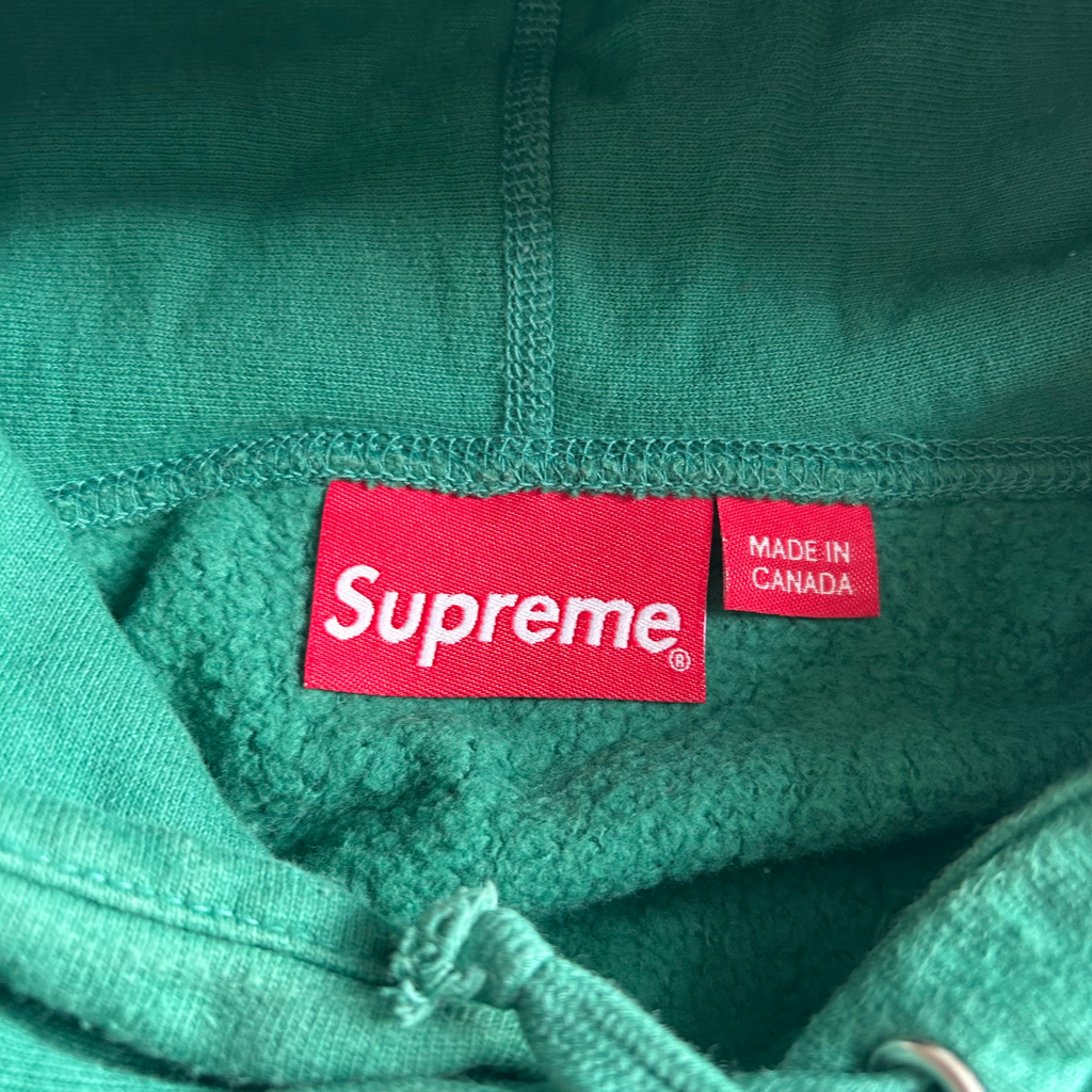 Supreme KAWS Chalk Logo Hooded Sweatshirt M Green SS21